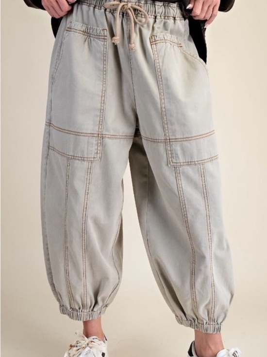 easel Pants - EASEL  Casual Cargo Jogger Pants -
